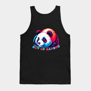 Tired panda Tank Top